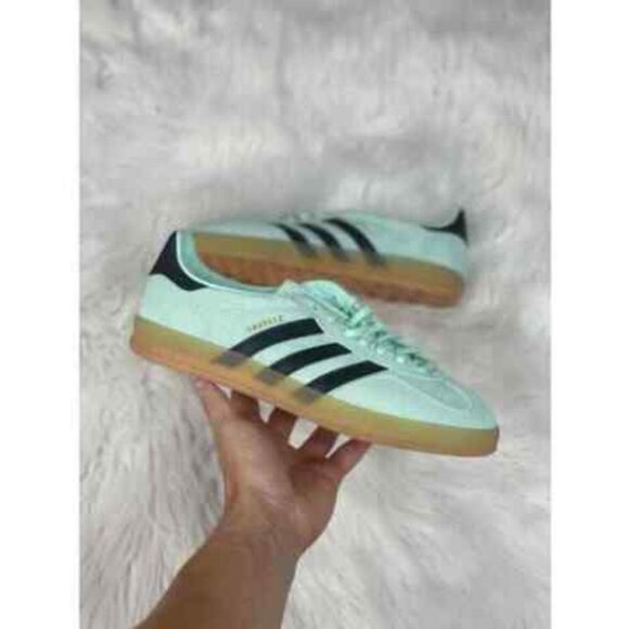 adidas Other - Adidas Gazelle Indoor Low Mens Sportswear Shoes Green IH7488 NEW Multi Sz